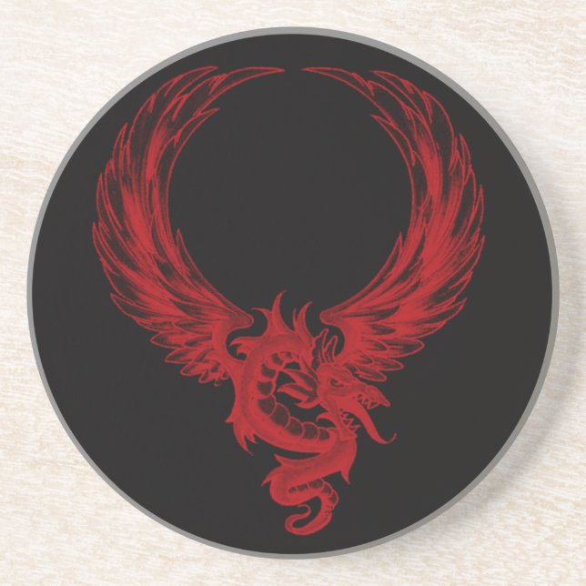 Dessous de verre Red Dragon Ryuu (Devant)