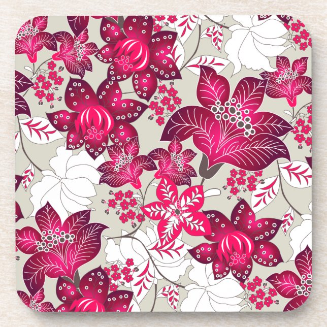 Dessous-de-verre Red hibiscus (Devant)