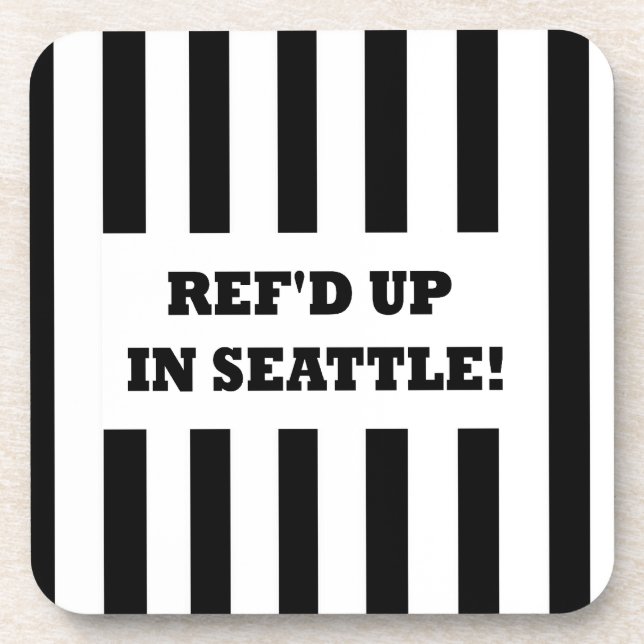Dessous-de-verre Ref'd Up à Seattle avec des arbitres de remplaceme (Devant)