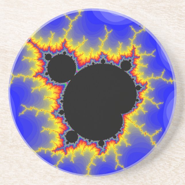 Dessous de verre réglés de fractale de Mandelbrot (Devant)