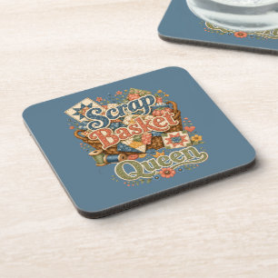 Dessous-de-verre Reine du panier à tissus Quilter Cottagecore