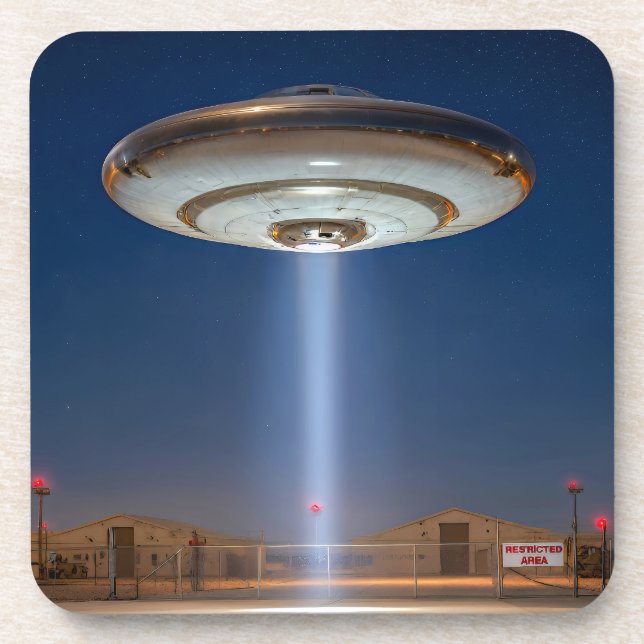 Dessous-de-verre Rencontre du troisième type : Zone 51.  (Devant)