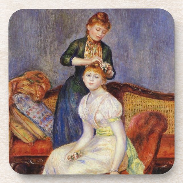 Dessous-de-verre Renoir : La Coiffure (Devant)