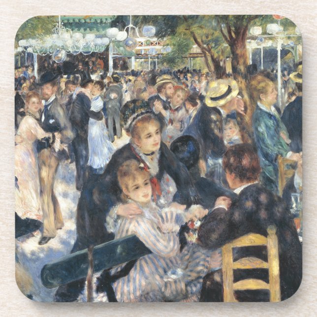 Dessous-de-verre Renoir Moulin Danse Galette Party (Devant)
