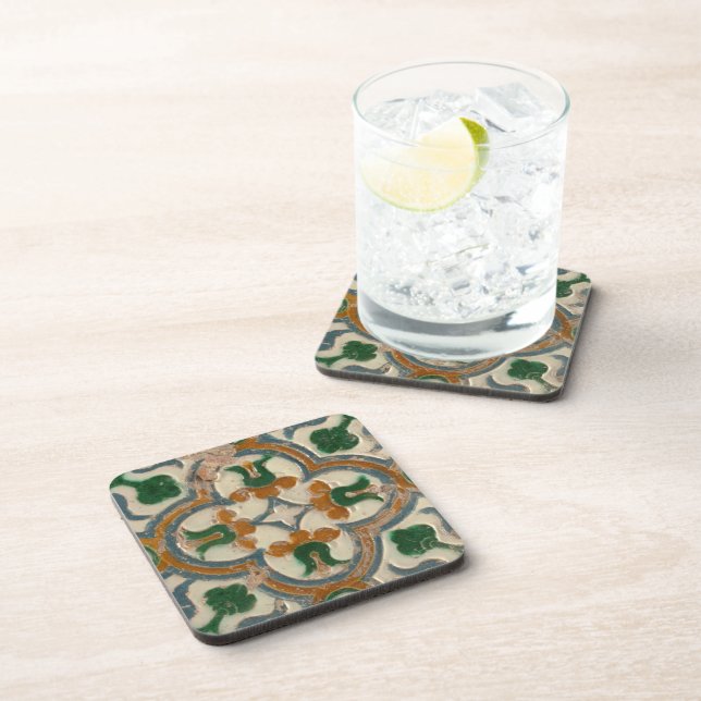 Dessous-de-verre Repro Espagnol Géométrique Azulejos Carrelage Flor (Côté Droit)