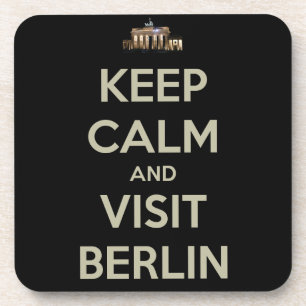 Dessous-de-verre rester calme visite berlin