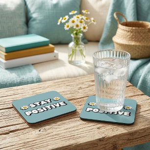 Dessous-de-verre Restez Positif