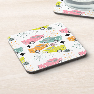 Dessous-de-verre Retro Cars Atomic Starburst Modern Century