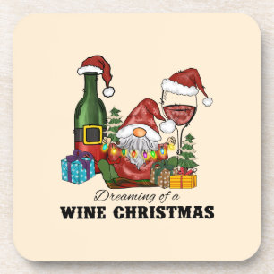 Dessous-de-verre Rêver d'un Noël de vin