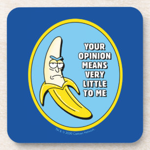Dessous-de-verre RICK ET MORTY™   Badge en brique banane
