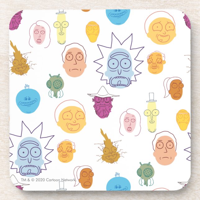 Dessous-de-verre RICK ET MORTY™ | Get Schwifty (Devant)