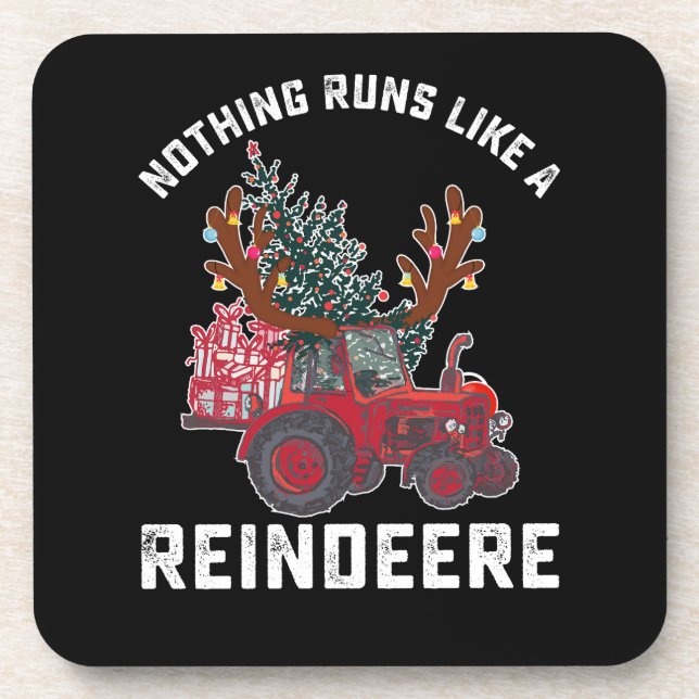 Dessous-de-verre Rien Ne Fonctionne Comme Un Reindeere Tractor (Devant)
