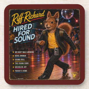 Dessous-de-verre Riff Richard : une parodie