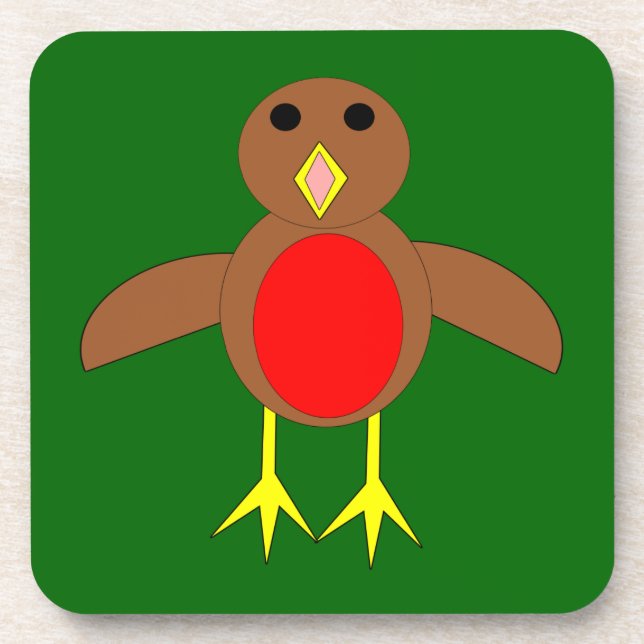 Dessous-de-verre Robin de Noël (Devant)