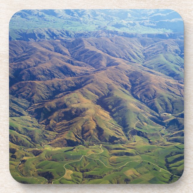 Dessous-de-verre Rolling Hills dans la région de Southland de la (Devant)