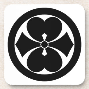 Dessous-de-verre Rond avec deux épées Oxalis