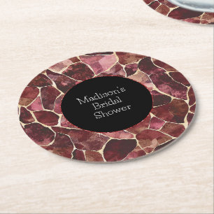 DESSOUS-DE-VERRE ROND EN PAPIER 