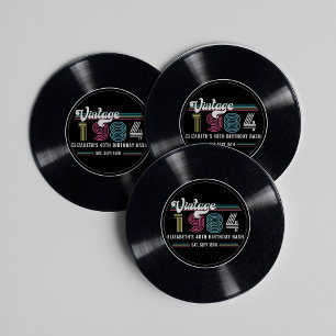 DESSOUS-DE-VERRE ROND EN PAPIER 