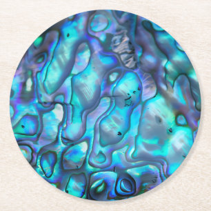 Dessous-de-verre Rond En Papier Abalone
