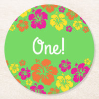 Aloha Cute Hawaiian 1er Anniversaire Thème de fête