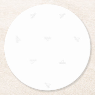 Dessous-de-verre Rond En Papier Améliorez votre marque avec un Dessous de verre pa