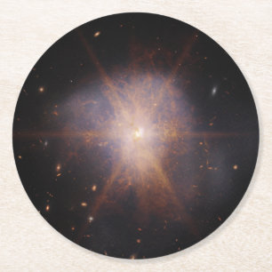 Dessous-de-verre Rond En Papier Arp 220 Éclairage Le Ciel Nocturne