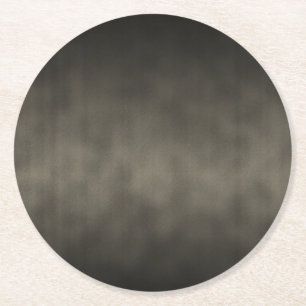 Dessous-de-verre Rond En Papier Art Arrière - plan gris chaud Goth Ombre