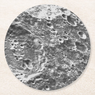 Dessous-de-verre Rond En Papier Artemis 1 Lune Mission Lunaire Image