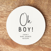 Baby shower Neutre Moderne Simple Oh Mon Dieu !