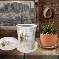 Baby shower rustique Western Elephant Cowboy Boy