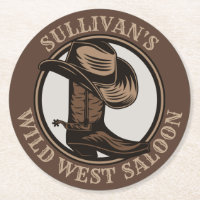 Bottes de cowboy Occidentales Wild West personnali