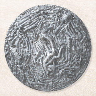 Dessous-de-verre Rond En Papier Bouts : Lune