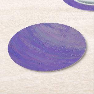 Dessous-de-verre Rond En Papier Broche à bleuets
