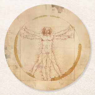Dessous-de-verre Rond En Papier Café