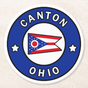 Dessous-de-verre Rond En Papier Canton Ohio