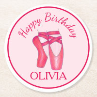 Chaussures Toe Rose Ballet Ballerina Danse Anniver