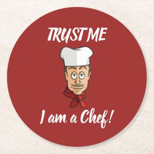 Dessous-de-verre Rond En Papier Chef