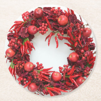 Dessous-de-verre Rond En Papier Christmas D