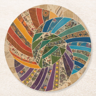 Dessous-de-verre Rond En Papier Dessous de verre coloré