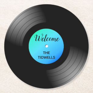 Dessous-de-verre Rond En Papier Dessous de verre de papier faits sur commande