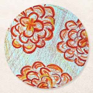 Dessous-de-verre Rond En Papier Dessous de verre en papier Marigold