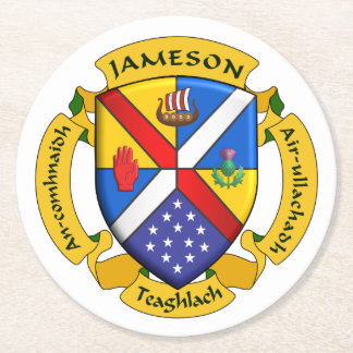 Dessous-de-verre Rond En Papier Dessous de verre JamFam rond - 2