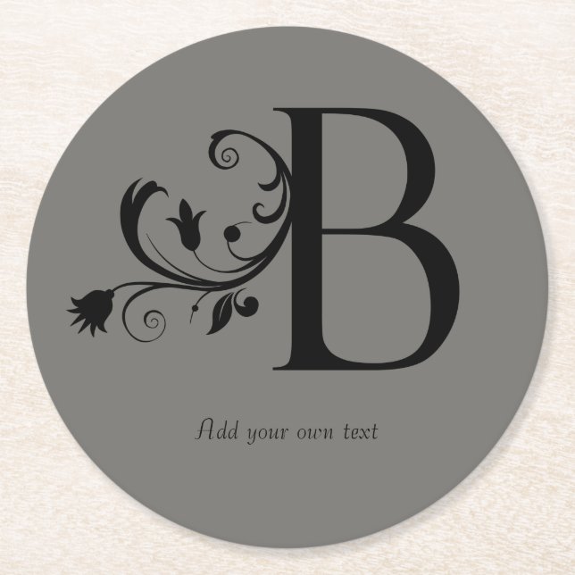 Dessous-de-verre Rond En Papier Dessous de verre jetables ronds (Devant)