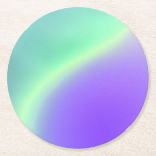 Dessous-de-verre Rond En Papier Dessous de verre Lavande et Livre vert