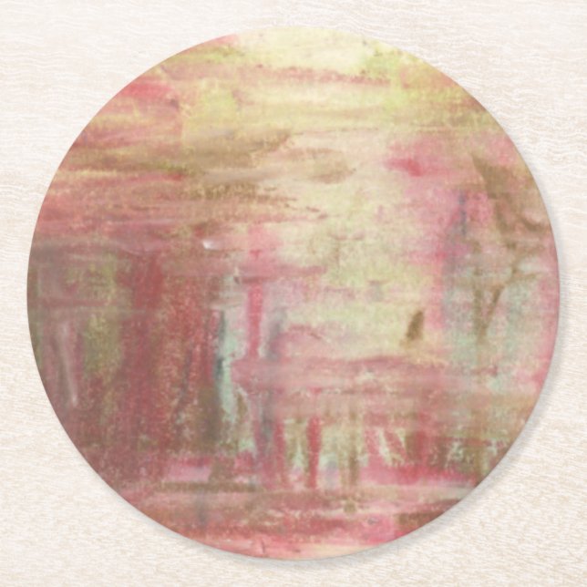 Dessous-de-verre Rond En Papier Dessous de verre papier (Devant)