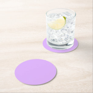 Dessous-de-verre Rond En Papier Dessous de verre papier rond Mauve