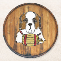 Dessous de verre Saint Bernard Barrel