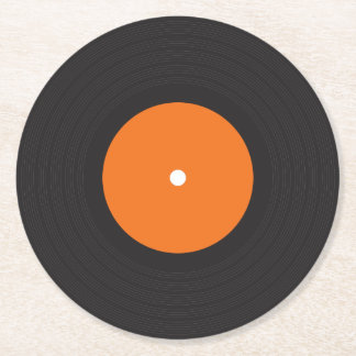 Dessous-de-verre Rond En Papier Dessous de verre Vinyl Record