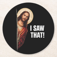 Drôle de Jésus "J'ai vu ça" design de meme chrétie