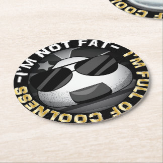 Dessous-de-verre Rond En Papier Drôle riceball japonais